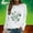 White, variant on Pxiakgy Hot Sale St Patricks Day Shirt for Women Shamrock Long Sleeve Irish St Patty's Day Outfit Green Lucky Clover Crewneck Tee Tops 2025 Funny Irish Shirt Green Sequin Graphic Print Sweatshirt