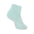 thumbnail image 5 of GoldToe Edition Women's Fuzzy Stripe Short Crew Socks Assorted, 3 Pairs, Size 6-9, 5 of 8
