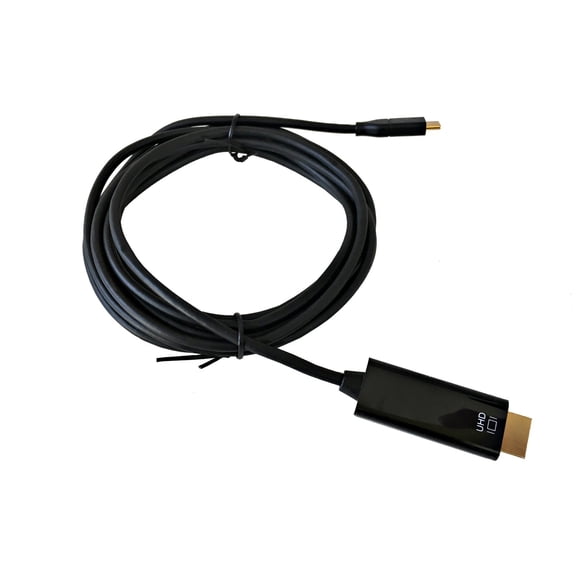 AYA 6Ft (6 Feet) USB-C to HDMI (4K@60Hz) Cable (Thunderbolt Compatible) with Audio Output for Macbook, Chromebook, Surface Book