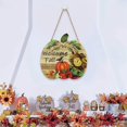 thumbnail image 4 of Thanksgiving Door Sign Wooden Pumpkin Hanging Welcome Sign Front Porch Decor, 4 of 10