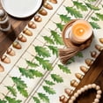 thumbnail image 3 of Summer Botanical Table Runner 72 Inches, Acorn Spring Plant Leaves Ombre Bed Runner Dresser Scarves Tabletop for Indoor Outdoor Parties/Ceremony/Banquet, 18" x 72", 3 of 9