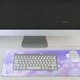 thumbnail image 6 of Aesthetic Pastel Gaming Mouse Pad for Desk XL Extended, Star Constellation Space Marble Planet Pink Purple Desk Pad Large Keyboard Desk Mat, Kawaii Cute Desk Accessories Decor Stuff, 31.5 X 11.8 Inch, 6 of 6