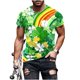 thumbnail image 2 of Tops para hombre, blusas y camisas de manga corta con cuello redondo para hombre, jersey informal con cuello redondo estampado para hombre, pantalones cortos deportivos para fitness, blusa de poliéste, 2 of 5