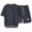 B1-Grey244, variant on Puliio Men's Summer Waffle Knit Pajamas Set Short Sleeve Crew Neck Top & Shorts With Pockets Sleepwear Sets 2 Piece