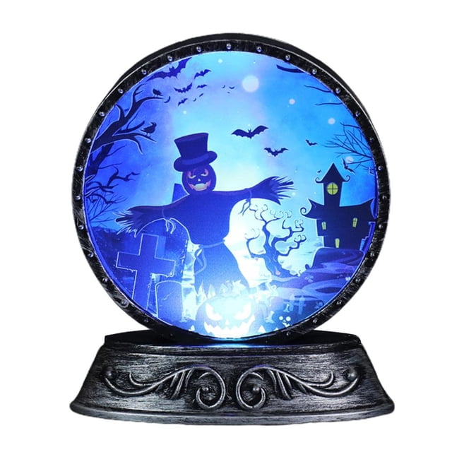 Escritorio De Luz Led De Calabaza De Luz De Noche De Halloween Para Decoración De Fiesta De Halloween Advancent HA041712-02