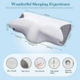 thumbnail image 4 of Ergonomic Cervical Pillow Memory Foam Pillow Orthopedic Pillow Anti Pain Snoring Mite 50*30*11cm, 4 of 5