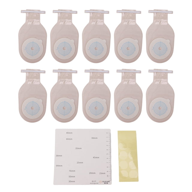 Bolsas De Ostomía Drenables Colostomía De Ostomía Bolsas Drenables De Una Pieza Suministros Para El Cuidado Del Estoma De Ileostomía