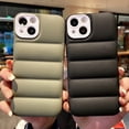 thumbnail image 3 of Chaqueta de plumón de Tpu de algodón 3d, fundas de teléfono acolchadas de cara norte, fundas protectoras a prueba de golpes para Iphone 14 Plus 13 12 Pro Xs Max Xr Xs 7/8, 3 of 4