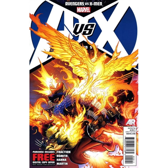 Avengers vs. X-Men #5 VF ; Marvel Comic Book