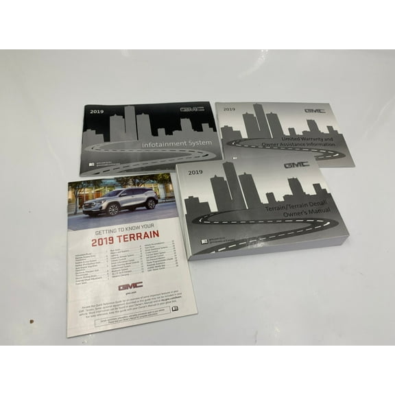 2019 GMC Terrain Terrain Denali Owners Manual Set OEM N02B31008