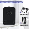 thumbnail image 4 of Mini Fridge 4L Skincare Fridge, AC DC Portable Small Refrigerator Cooler for Skincare, Drinking, Bedroom, Travel and Car, Gifts for Him, Black, 4 of 7