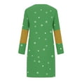 thumbnail image 4 of FDGIU Women's Christmas Sleep Dress, Long Sleeve Comfy Soft Nightie, Round Neck Tshirt Dress Casual House Dress, 4 of 6