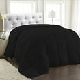 thumbnail image 1 of BedDecor 300 GSM 1 Pcs Solid (Black,King / California King) 100% Egyptian Cotton Base Comforter, 1 of 8