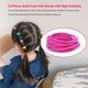 thumbnail image 3 of Guardurnaity 10 piezas de bandas para el cabello mixtas, elásticas, ajustables, decorativas, de alta elasticidad, soporte protector para coletas, Accesorio para el cabello Rosa roja, 3 of 5