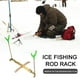 thumbnail image 2 of Soporte portátil para caña de pescar en hielo, fácil instalación, soporte para caña de pescar de doble cabezal, 2 of 6