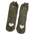 thumbnail image 5 of Ierhent Womens Cat Socks Funny Animal Socks for Women Novelty Cute Dog/Cat Print Cartoon Low Cut Liner Sock Non Slip No Show Socks Green,One Size, 5 of 7