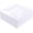 White, variant on 100PCS Clear and Gold Disposable Plastic Plates - Square Heavy Duty Party & Thanksgiving Dinner & Dessert Plates, 50 Each