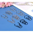 thumbnail image 4 of Briana Williams Multi-Color, Nose Ring, Surgical Steel, 20G, 27 Pcs, 8/10/12mm, 4 of 5