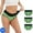 Green, variant on HUPOM Period Underwear For Women Silk Underwear For Women Medium waist Elastic Waist Solid Briefs Orange 3XL