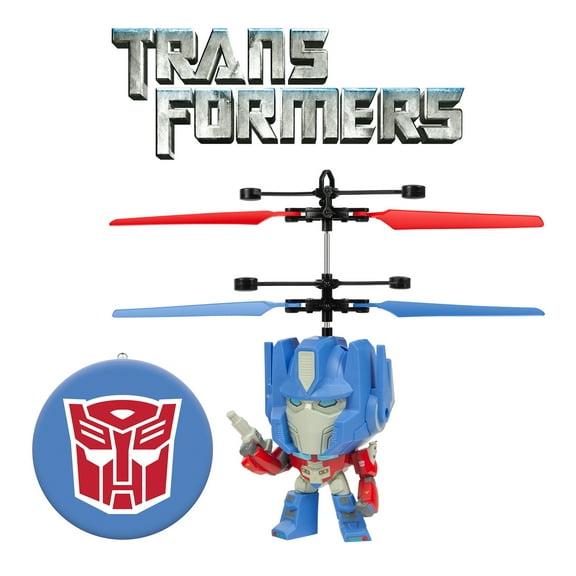 Hasbro Transformers Optimus Prime Flying Figure IR UFO Helicopter (Big Head)