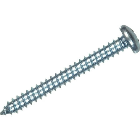 

Hillman #10 x 2 In. Phillips Pan Head Zinc Sheet Metal Screw (4 Ct.) 5487 5487 713074