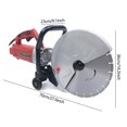thumbnail image 2 of 14" 350mm Demolition Saw Concrete Cutter Electric Cut-off Saw Concrete Cut Saw, 2 of 12