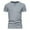 Gray, variant on Men's Casual T-Shirt V Neck Henley Shirt Short Sleeve Classic Tops Soft Strech Cotton with Chest Pocket