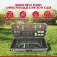 thumbnail image 2 of SKB Hard Large Plush Storage Case Archery Bow Arrow Parallel Limb iSeries REV2, Black, 2 of 8