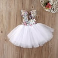 thumbnail image 3 of 0-5T Vêtements pour Bébés et Enfants Robes pour Filles Dos Nu Tulle Robe de Fête Chic Enfants Imprimé Robe d'Été pour Fille, 3 of 4