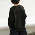 thumbnail image 5 of CYRBOKO Toddler Boys Sweatshirts, Cotton Crew Neck Holiday Long Sleeve Fall Clothing Black Size 4-5 T, 5 of 5