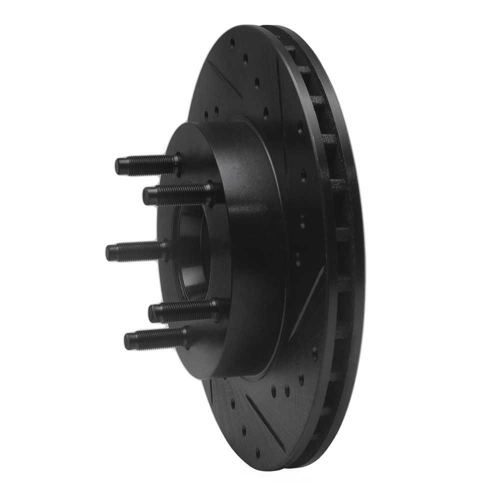 Dynamic Friction Company 633-54111R DFC Brake Rotor - Drilled And Slotted - Black