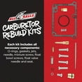 thumbnail image 2 of New All Balls Carburetor Rebuild Kit 26-1379 for Yamaha YFS200 Blaster 88-06, 2 of 7