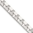 thumbnail image 1 of 925 Sterling Silver 7mm Box Chain Necklace Pendant Charm, 1 of 9