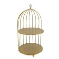 thumbnail image 5 of Organizador de cosméticos ZHCH para jaula de pájaros de hierro dorado multifuncional, 5 of 5