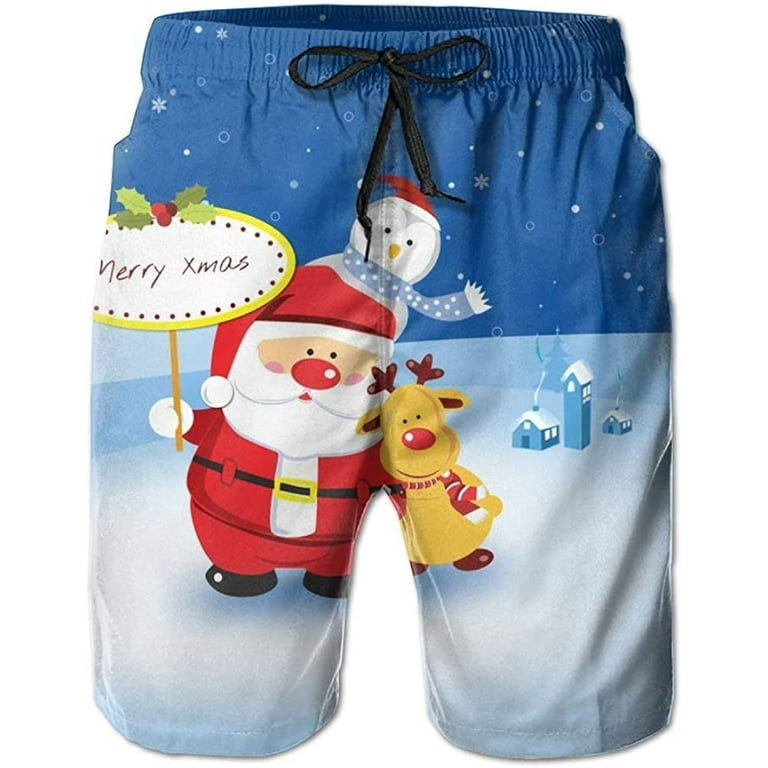 Christmas hotsell swim trunks