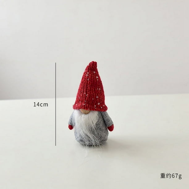 KG Navidad estilo caliente venta al por mayor nuevo diseño Adornos De Navidad 27 cm tejido gnomos sin rostro decoraciones navideñas muñeco elfo De Navidad