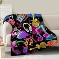 thumbnail image 1 of Manta de forro polar Blanket NukunSKF Music Note, 152 x 127 cm, 1 of 6
