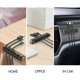 thumbnail image 5 of Cable Clips Desk Organizer, 5 Slots Cable Holder Metal Frame Cable Management, Cable Tidy For Usb Charger Cables/cord/home Office And Car (black), 5 of 5