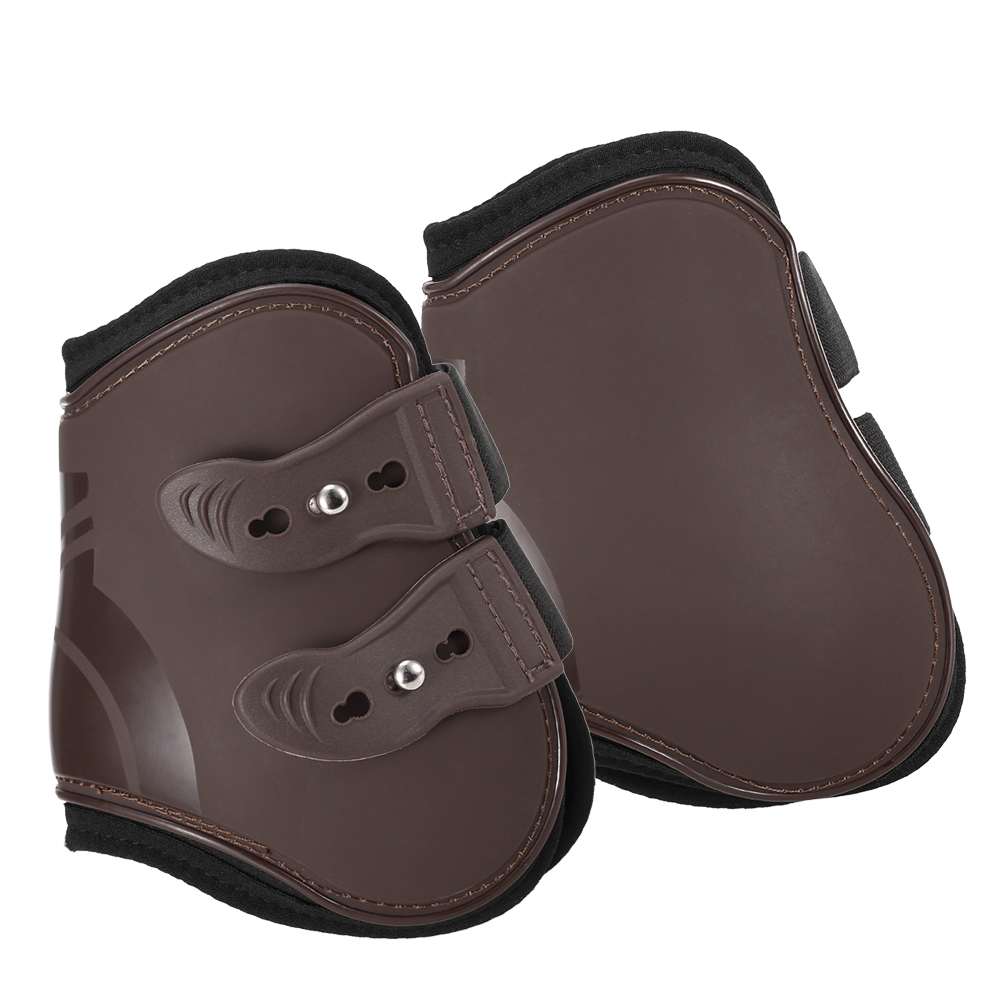 2 PCS Adjustable Horse Leg Boots Equine Hind Leg Guard Equestrian