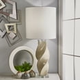 thumbnail image 2 of Sagebrook Home Ceramic Twist Table Lamp With White 50306-02, 2 of 3