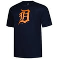 thumbnail image 2 of Men's Profile Navy Detroit Tigers Big & Tall Primary Logo T-Shirt, 2 of 3