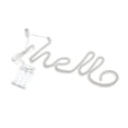 thumbnail image 3 of Yuarrent Lámpara de noche USB Hello Modeling Decoración de dormitorio Líneas de arte Luz de pared Suministros para fiestas Boda Adorno Iluminación Kits de decoración para fiestas Yuarrent HA061912-00, 3 of 6