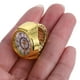 thumbnail image 4 of 1 elegante reloj de dedo con minianillo de cuarzo, joyería para hombres y mujeres (dorado), 4 of 5