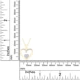 thumbnail image 2 of AFFY 1/10 Carat Round Cut Natural White Diamond Double Heart Pendant Necklace Along With 18" Spring Chain In 14K Yellow Gold Plated 925 Sterling Silver (0.1 Cttw, I2-I3 Clarity), 2 of 3