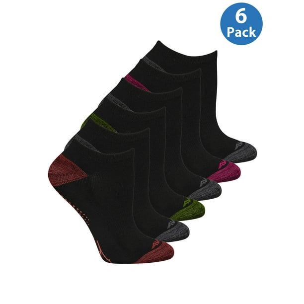 Avia Ladies Gripper Low cut Sock, 6 Pack