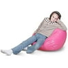 Pink Vinyl Beanbag