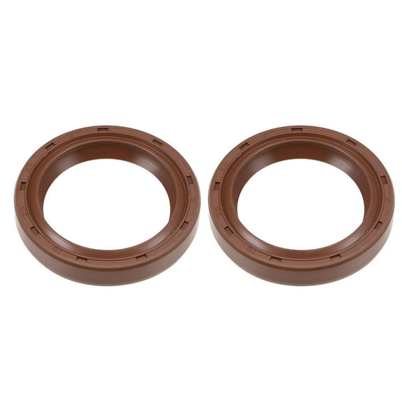Oil Seal 30mm Inner Dia 40mm OD 7mm Thick Fluorine Rubber Double Lip Sealing 2Pcs