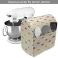 thumbnail image 2 of Colorful Stand Mixer Cover, Weather View Repetitive Clouds Images Skyscape on Beige Background, Kitchen Appliance Organizer Bag Cover with Pockets, 5 Quarts, Multicolor, by Ambesonne, 2 of 4