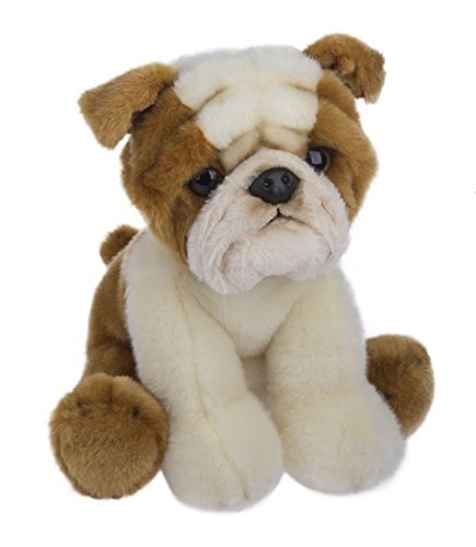 Details about   Holiday Time 7.5” Black And White  BullDog Stuffed Plush Animal Toy 