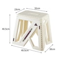 thumbnail image 4 of Taburete plegable al aire libre multifuncional, taburete de alojamiento de camping, 4 of 12